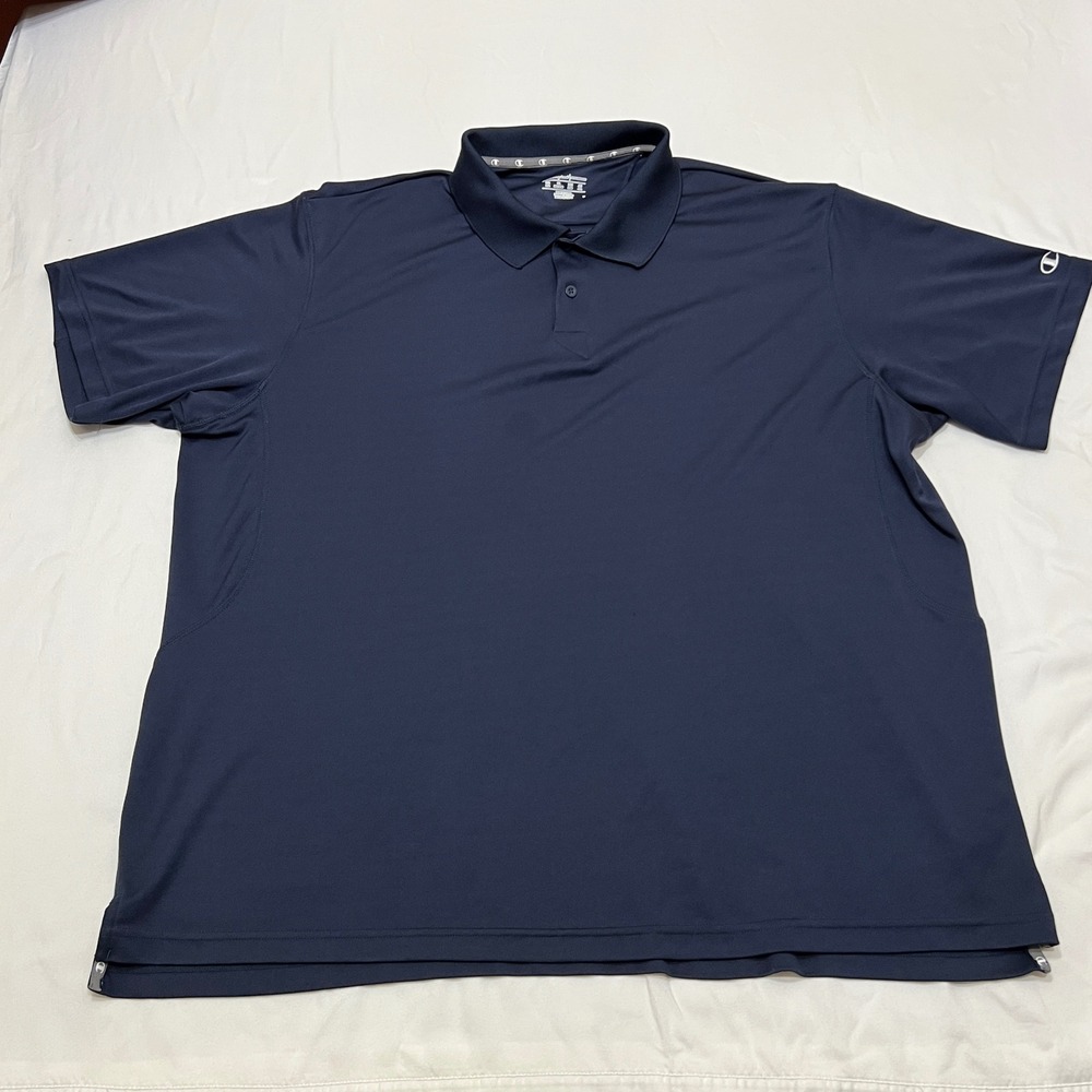 Champion Performance Polo Shirt Mens‎ 3XL Navy Blue Short Sleeve Golf Preppy Top